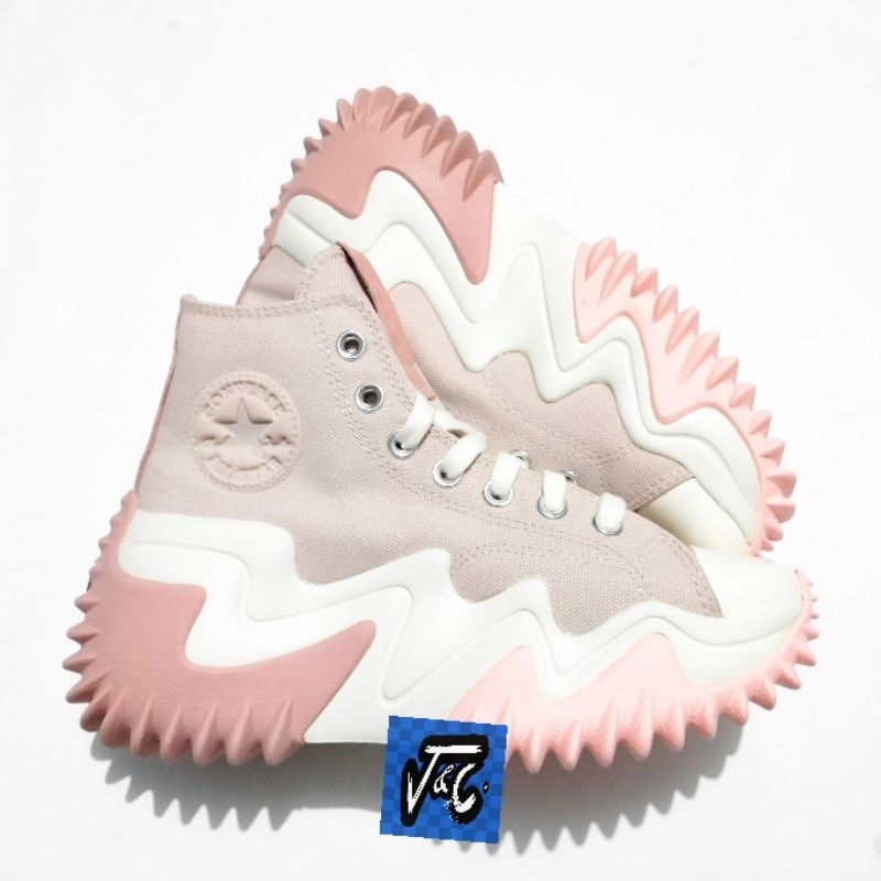 Converse Run Star Motion Hike Trance Form Lugged CX Platform Rust Pink