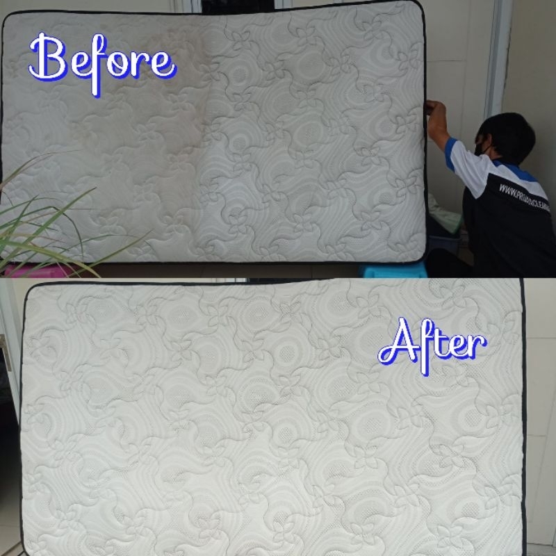 Cuci spring bed ukuran 120x200