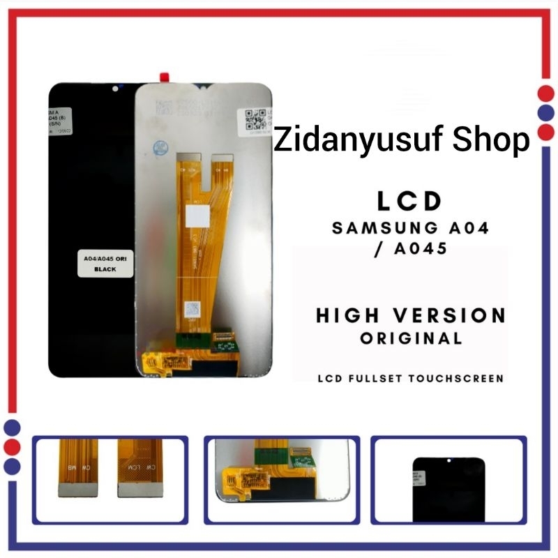 LCD TOUCHSCREEN SAMSUNG A04 / A045 / A045F FULLSET ORIGINAL