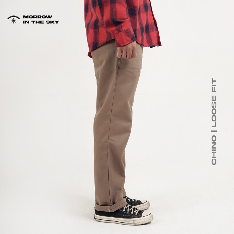 Chino Loose Pants | Mocca | Morrowsky