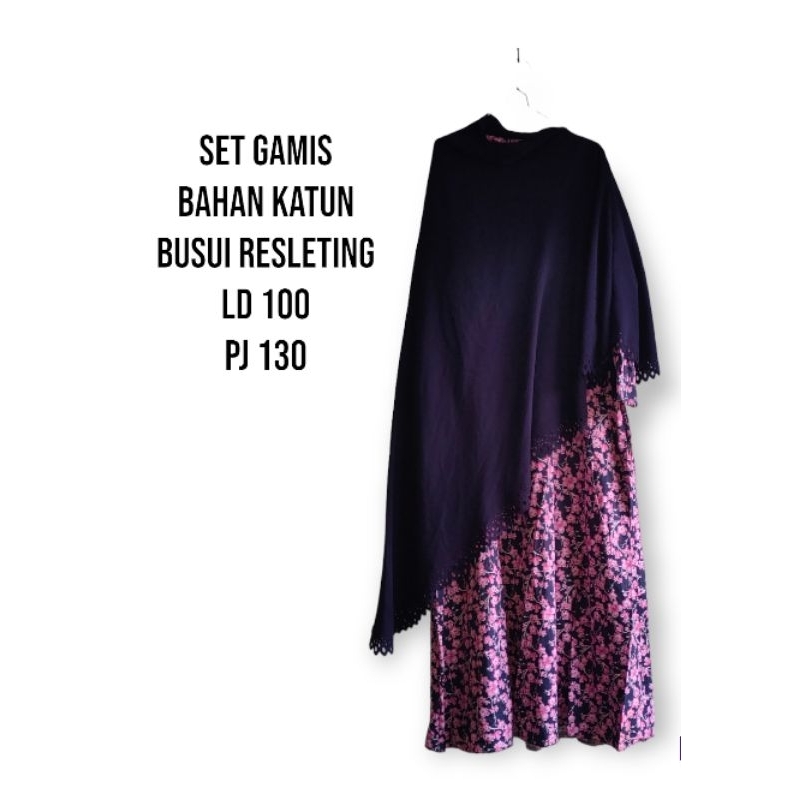 PL gamis murah set gamis bekas preloved gamis