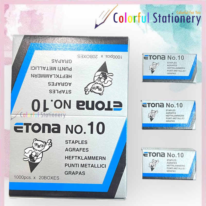 

Isi Staples / Refil Stapler Etona No.10 (Pcs)