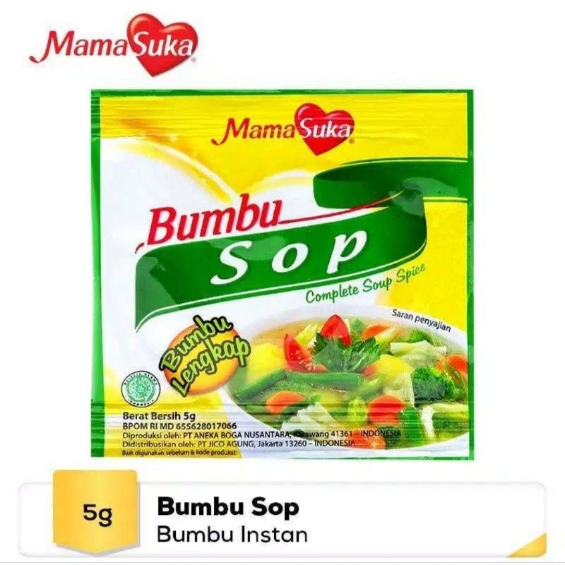 

Mama Suka Bumbu SOP 8Gr Murah Enak Gurih MamaSuka Halal