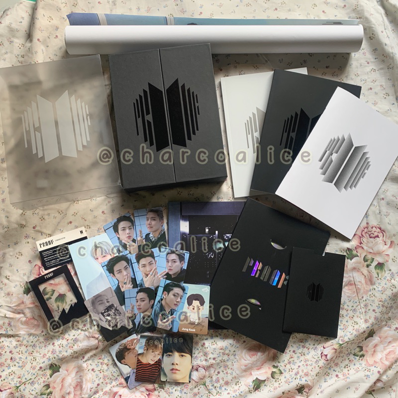 ALBUM BTS PROOF STANDARD STD UNSEALED PC SUGA MPC RM JK FULLSET