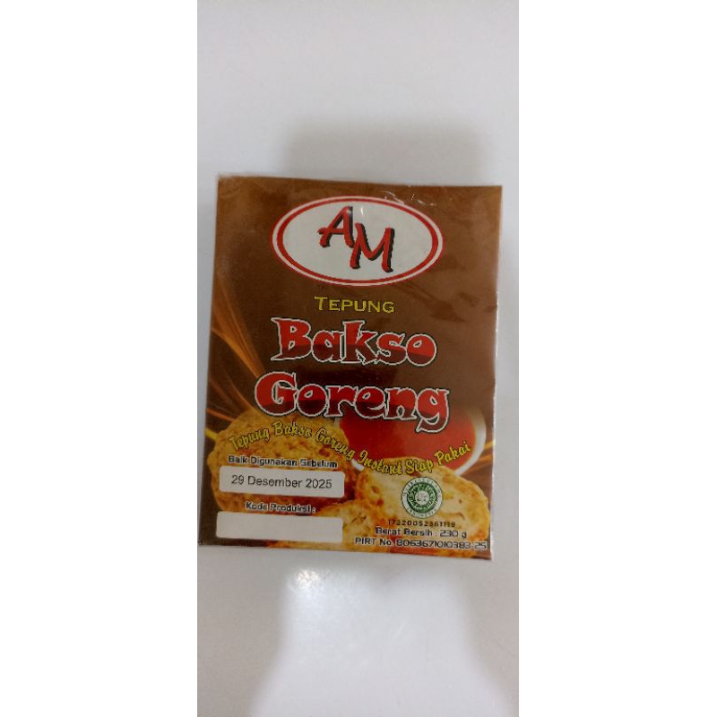 

Am tepung Bakso goreng 230gr