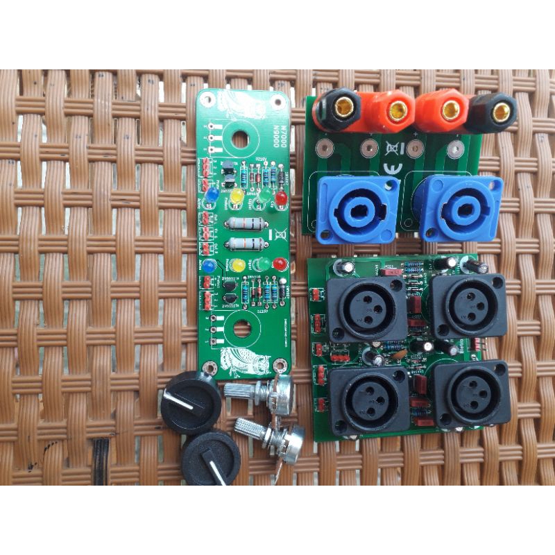 panel depan dan Belakang inbal Box power N7000/ N9000/P9000/Pcx3/N10000 komplit knop saklar potensio