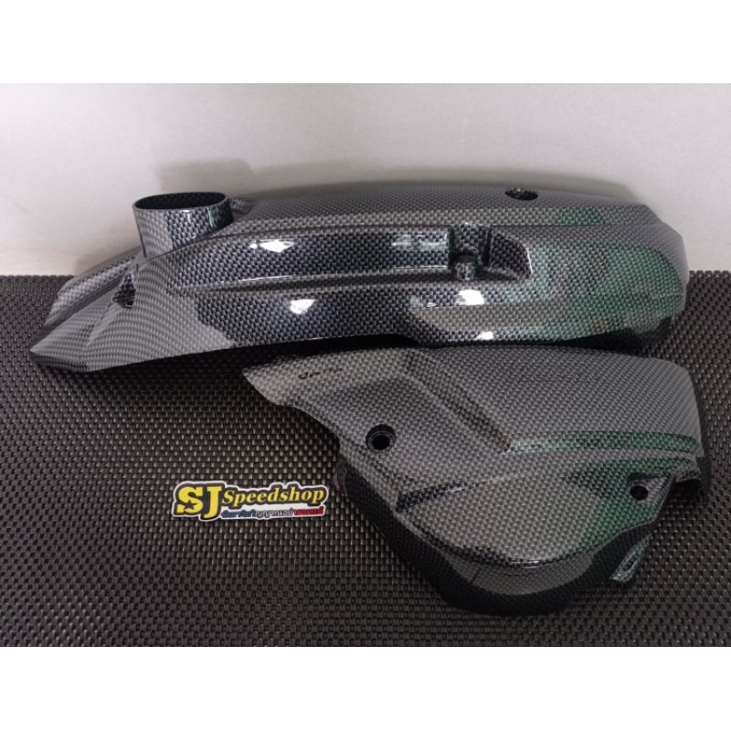 COVER TUTUP CVT CARBON  MIO SOUL KARBU FINO KARBU, COVER CVT YAMAHA MIO SOUL