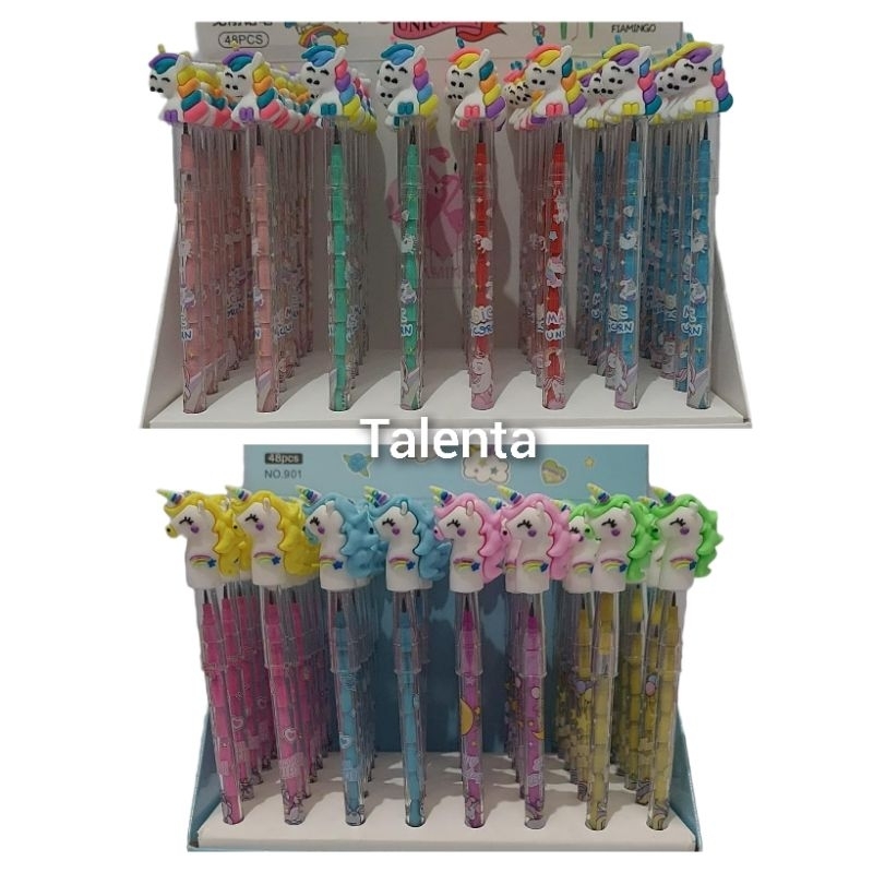 Pensil Bensia Pensil Cabut Karakter Fancy UNICORN