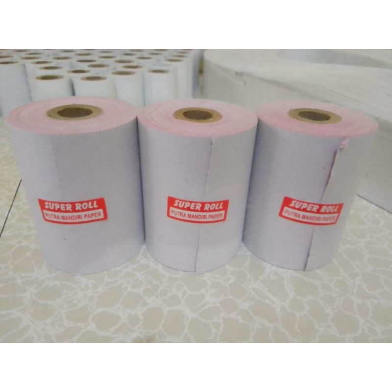 

klm Kertas Kasir NCR 2Ply 75x65 Paket 10 Pcs