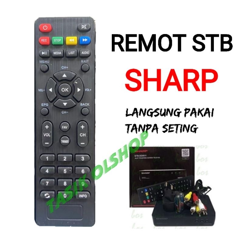 SHARP REMOT SET TOP BOX DIGITAL REMOT STB SHARP