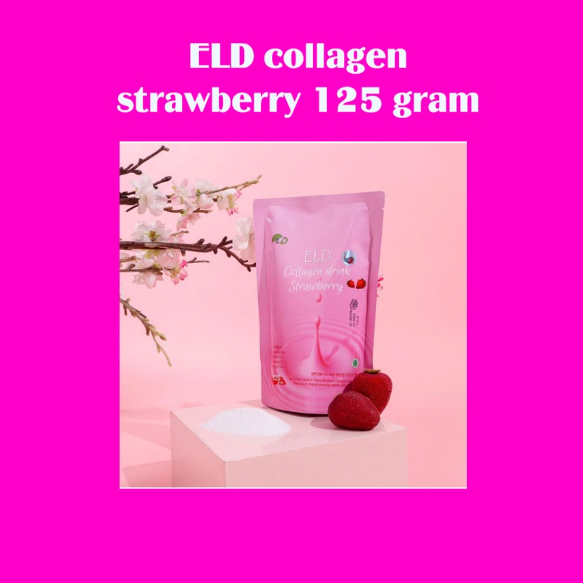 READY!!!! ELD COLLAGEN STRAWBERRY 125 GRAM