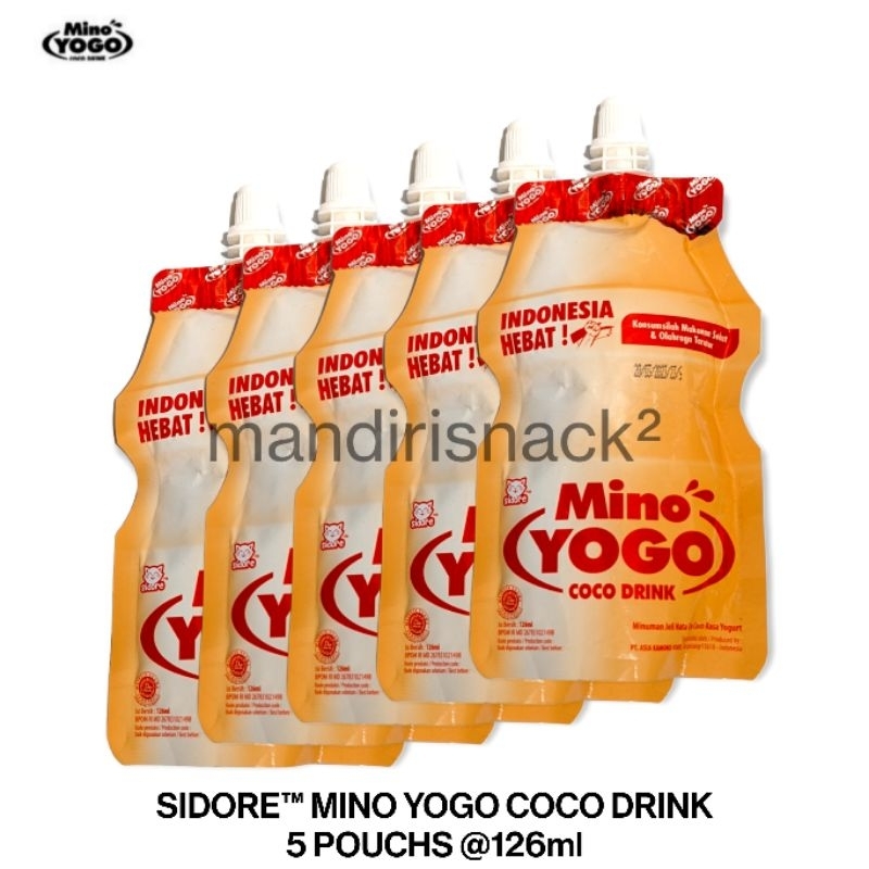 

SIDORE MINO YOGO COCO DRINK YOGHURT. MINUMAN JELI NATA DE COCO RASA YOGURT