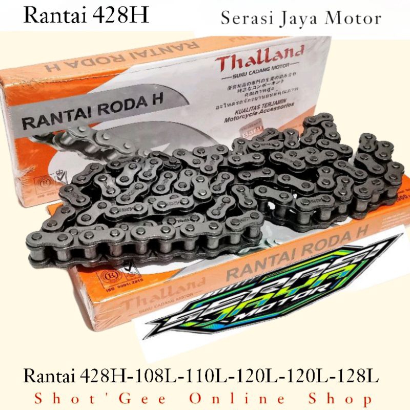 THALLAND RANTAI RODA 428H-120L