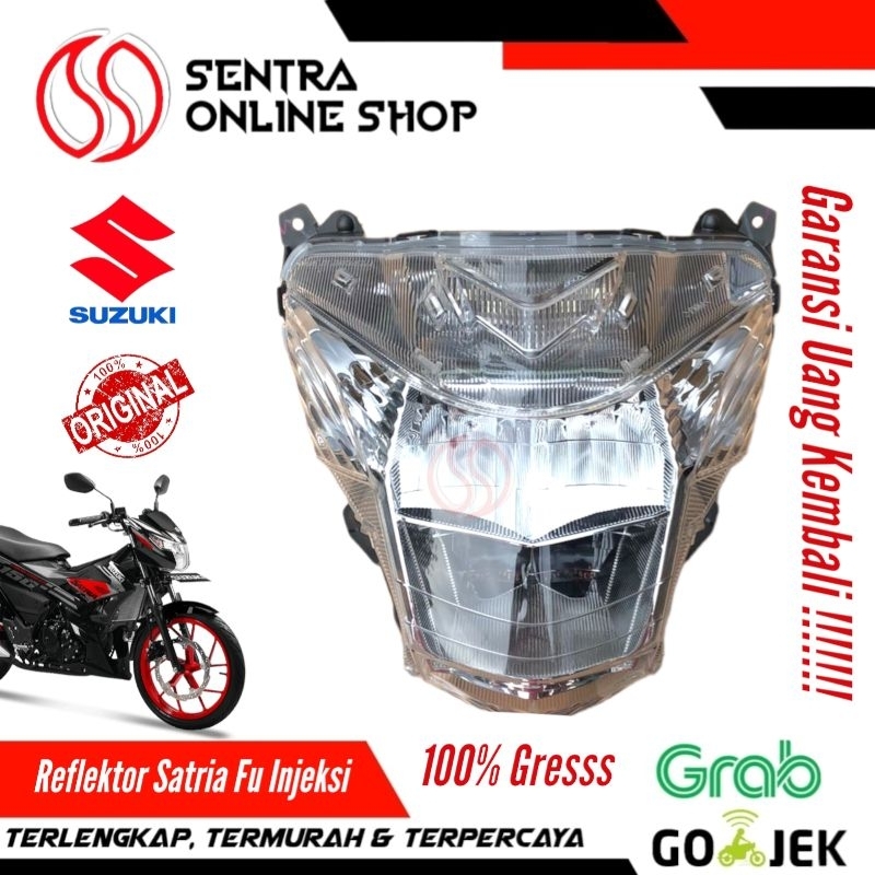 Reflektor lampu depan satria fu fi injeksi original stanley