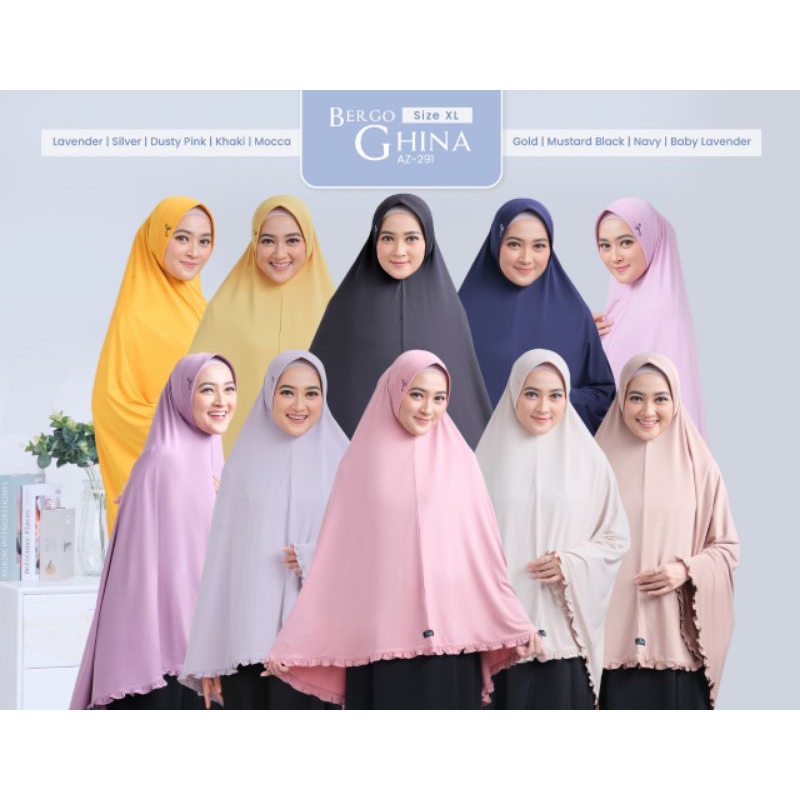 Azamka - Ghina Bergo - Jilbab Jumbo