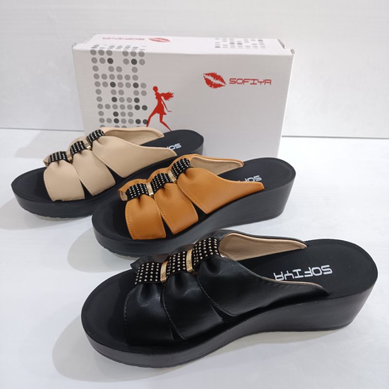 Sandal Sofiya Haq 5cm tipe 1788-6 | Sandal Wedges Sofiya | Sandal Impor Sofiya | Sandal Fashion Sofiya | Sandal Wanita