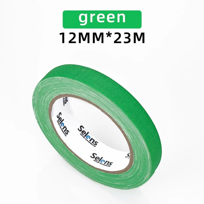 

Selens Green Fluorescent UV Tape Pita Perekat Solatip Warna Glow in The Dark Cloth Spike Tape | 6923600484398 | SKU 1.030.0315 Size 12x23mm