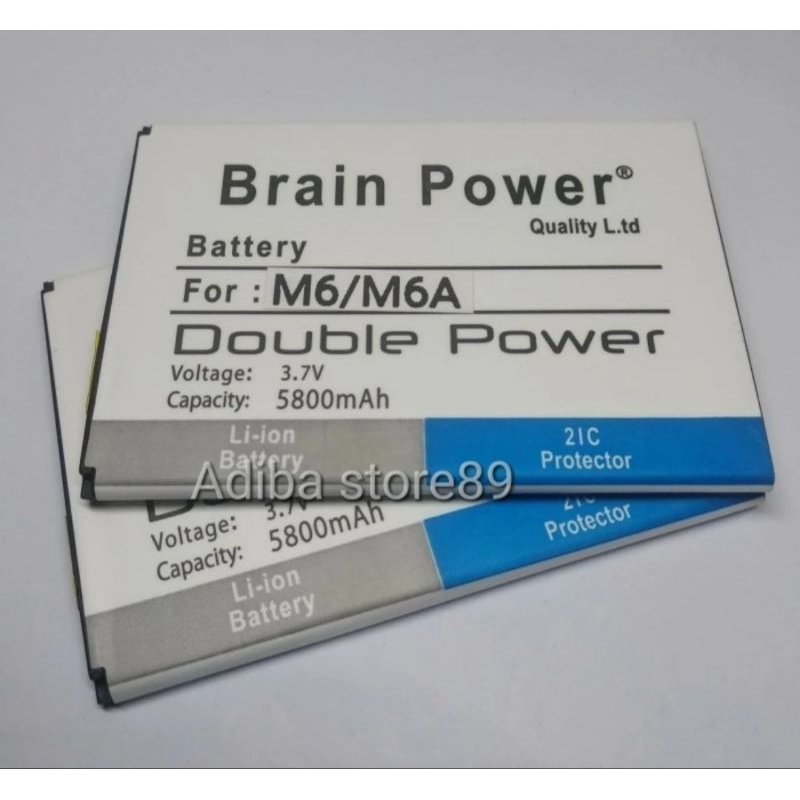 Baterai Batre Evercoss M6A Double Power Battery