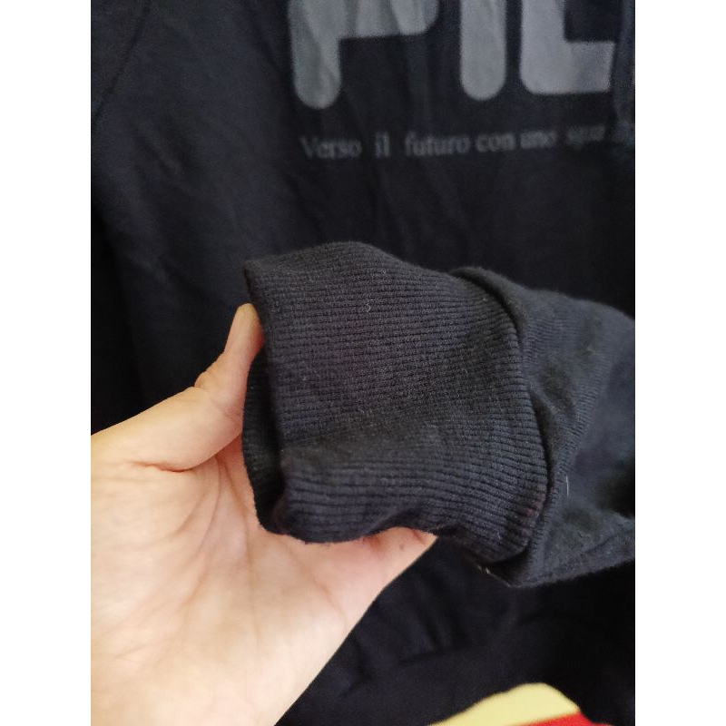 Jaket Hoodie Fila original