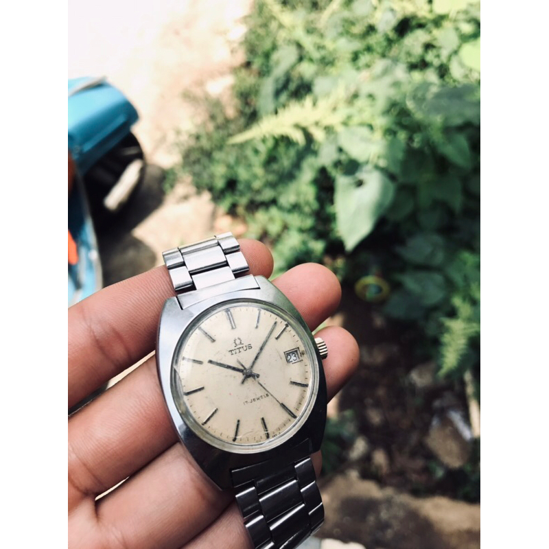 JAM TANGAN TITUS MANUAL WINDING JADUL