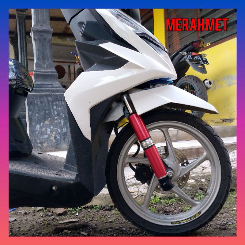 COVER TABUNG SHOCK DEPAN VARIASI HONDA BEAT SCOOPY VARIO DLL