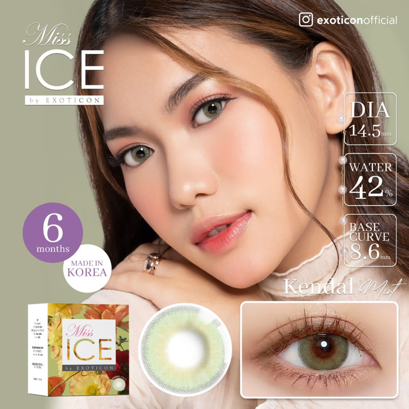 Softlens X2 MISS ICE 14,5 MM Normal By X2 Exoticon / Soflen MISS ICE / MISS ICE By X2 Exoticon / MIS ICE / MIST ICE