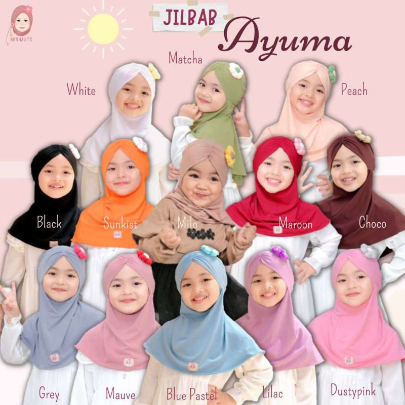 AYUMA JILBAB ANAK PEREMPUAN | KERUDUNG ANAK