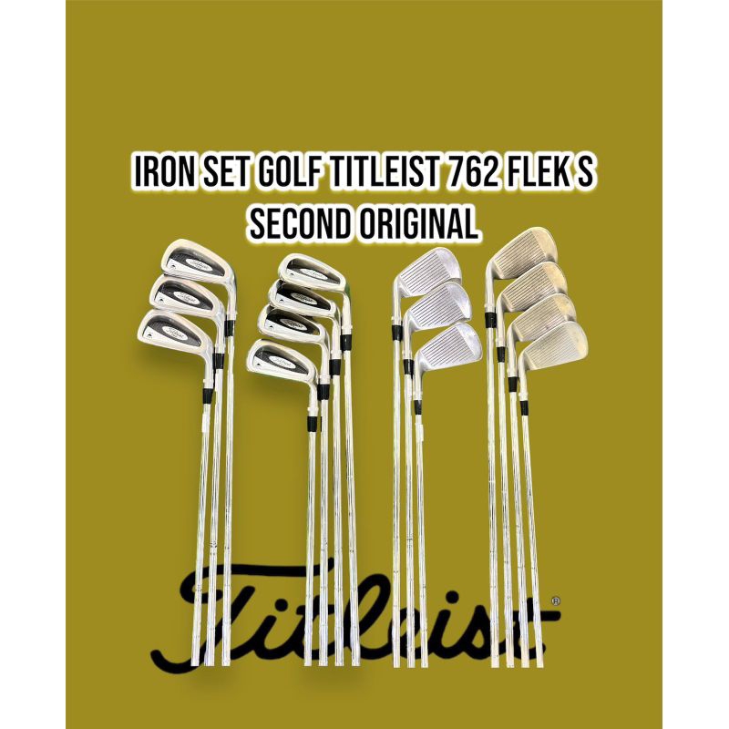 Stick golf iron set titleist 762 flek r - iron set golf titleist second