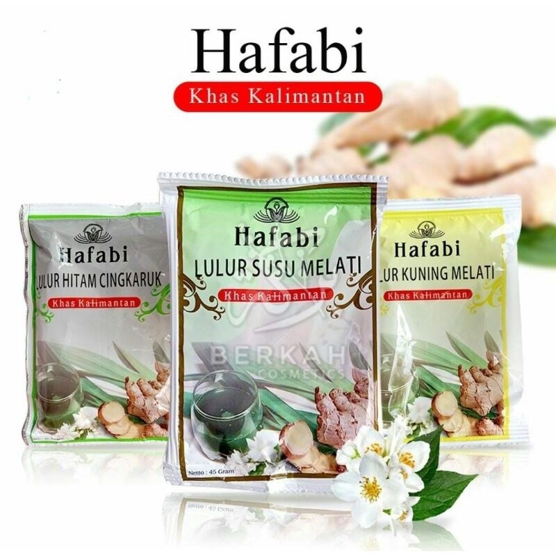 [𝐅𝐑𝐄𝐄 𝐆𝐈𝐅𝐓] Lulur Hafabi Rempah khas Kalimantan lulur rempah pengantin, Lulur Kuning Melati, Lulur S