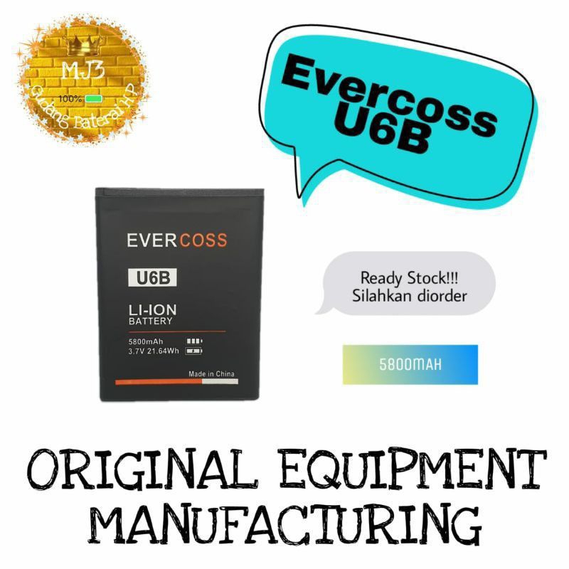 Baterai Battery Evercoss U6B/U6B New original
