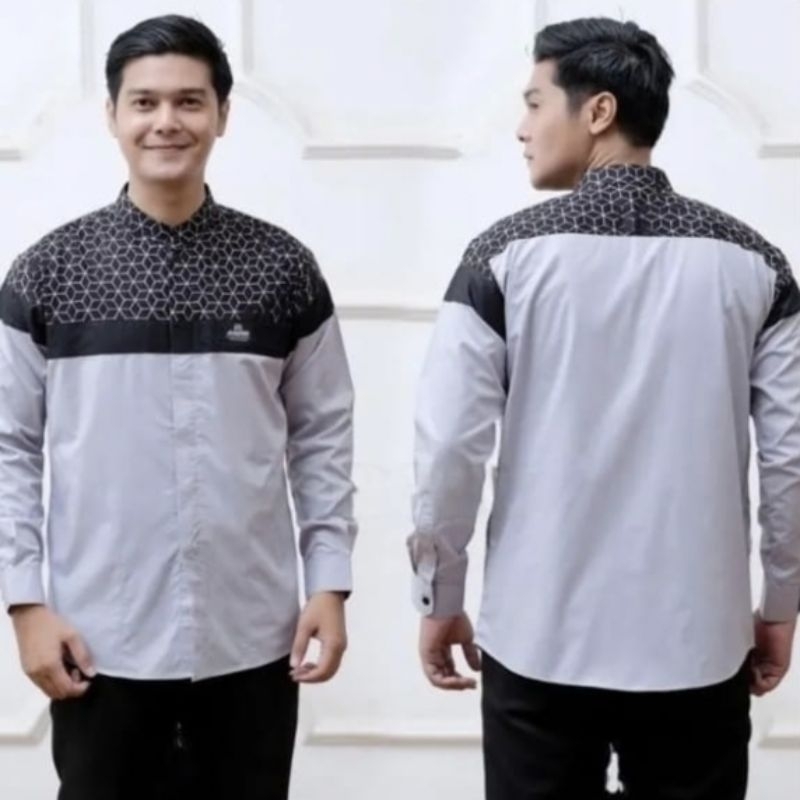 baju muslim pria dewasa lengan panjang terbaru