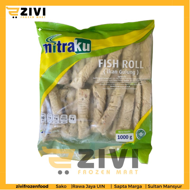 

Mitaku Fishroll 1kg /ikan gulung/ fish roll