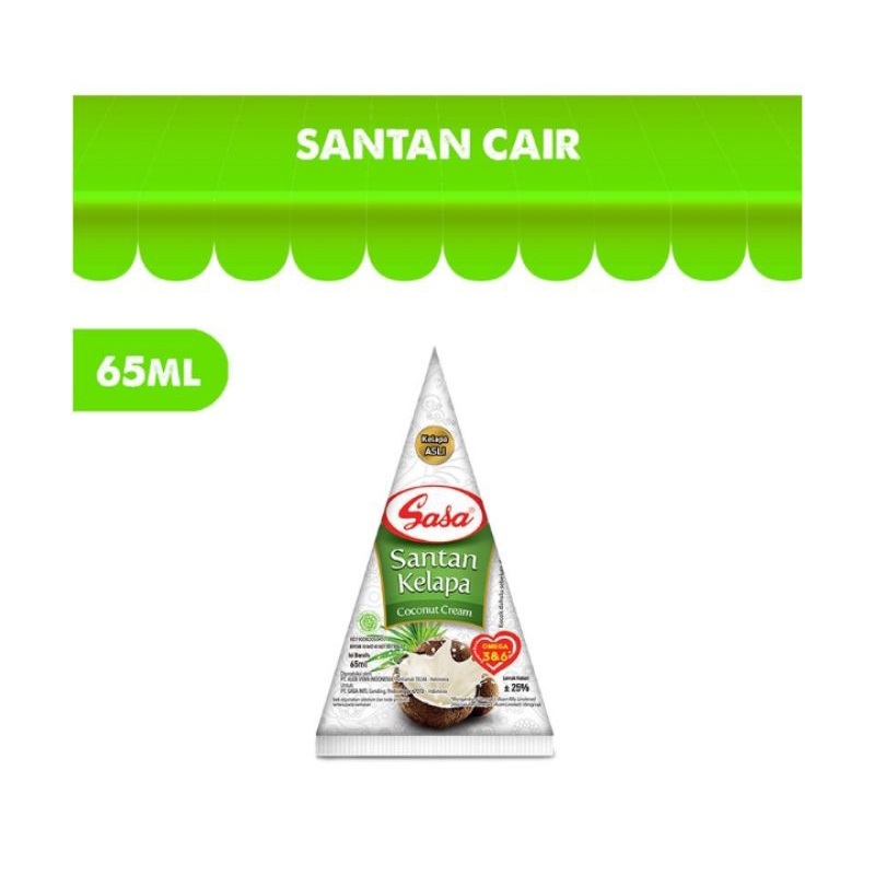 

Sasa Santan Kelapa Cair 65 ml