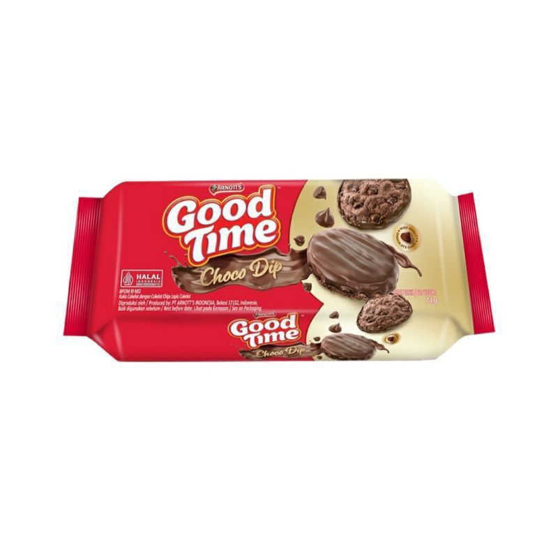 

Good Time Choco Dip Chocochips Cookies 71gr