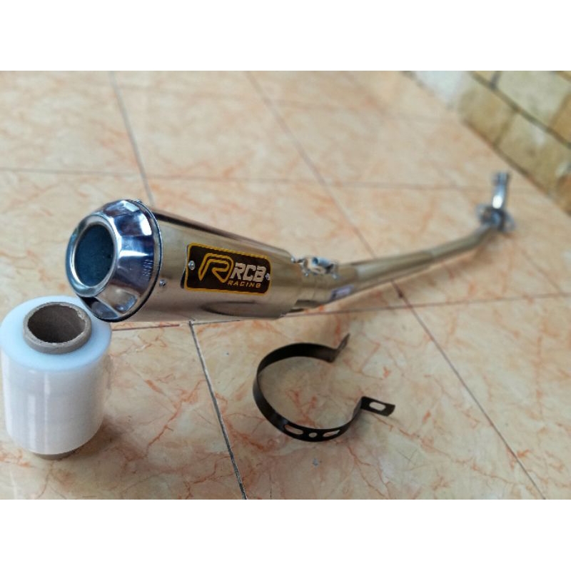 knalpot Racing RCB bulat honda karisma revo old revo abs