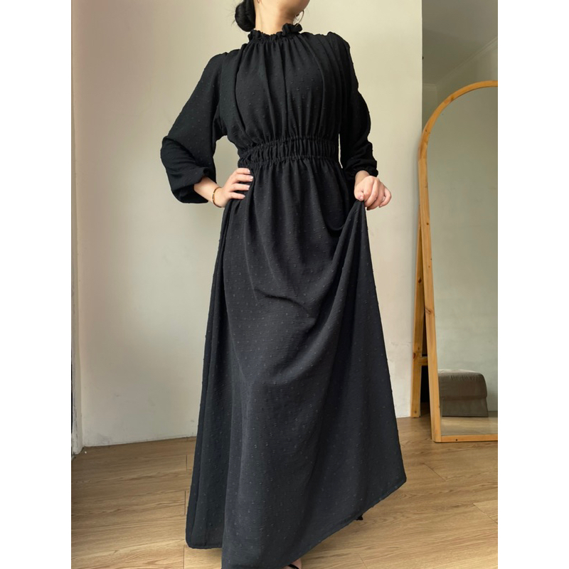 Zéa - Laura - Dress Polos Katun Vintage Crincle Maxi