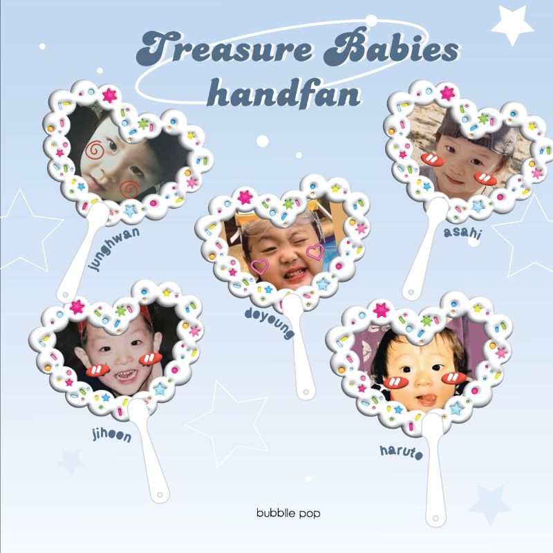 [PO] HANDFAN KPOP KIPAS TREASURE BABIES by bubbllepop