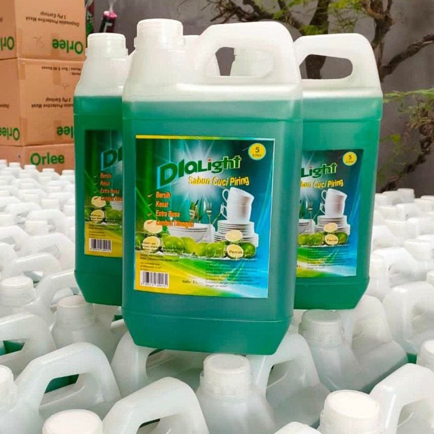 Molen_Legit Sabun Cuci Piring 5 Liter Cupir Aroma Jeruk Nipis Dialight Mamalight 5L Kemasan Jrigen