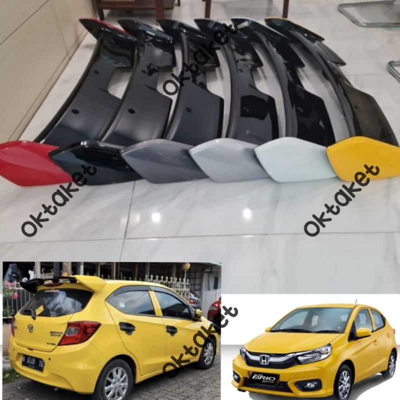 spoiler belakang Urban all new Brio 2018 2020 2023 tipe RS &amp; Satya Warna Body