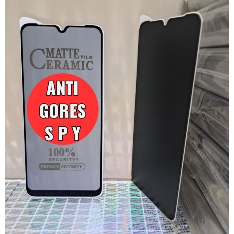 ANTI GORES SPY OPPO A5 2020 / A8 / A9 2020 / A11 / A15 / A15S / A16 / A16E / A16K / A16S / A17 / A17K / A31 / A53S 5G / A54S / A55 5G / A56 5G / A57 4G 2022 / A77S / PELINDUNG LAYAR HANDPHONE / MELINDUNGI LAYAR HANDPHONE DEPAN BIAR LAYAR LCD LEBIH AMAN