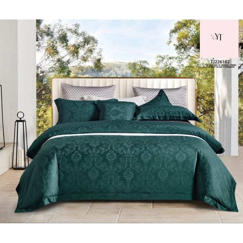 BEDCOVER SET SPREI TENCEL JACQUARD T30 SPREI PREMIUM SPREI SULTAN ORGINAL DIJAMIN