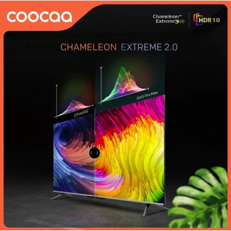 COOCAA 65S6G PRO MAX Smart TV 65 Inch 4K Digital TV Garansi Resmi