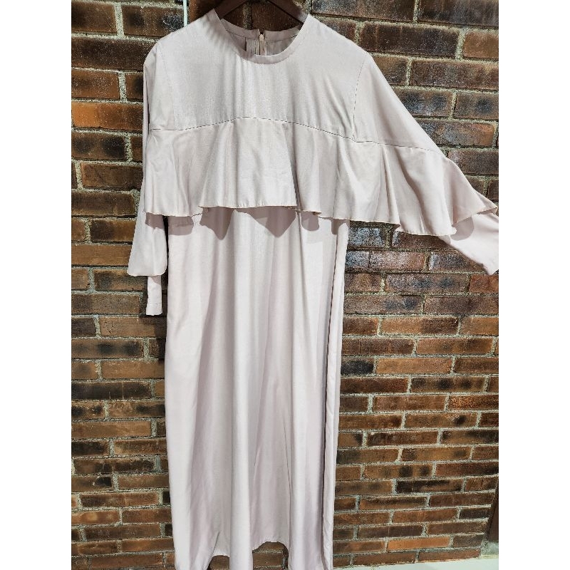 dress pink jahit