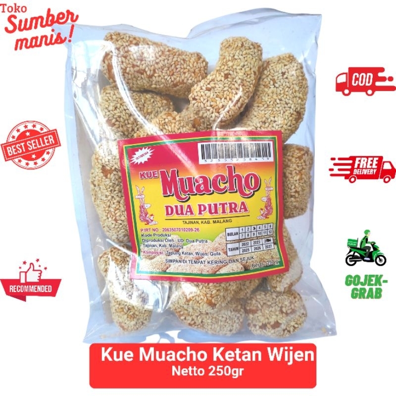 

Kue Muacho / Manco KETAN Bola Wijen Manis Legit Tiga Putra Mini