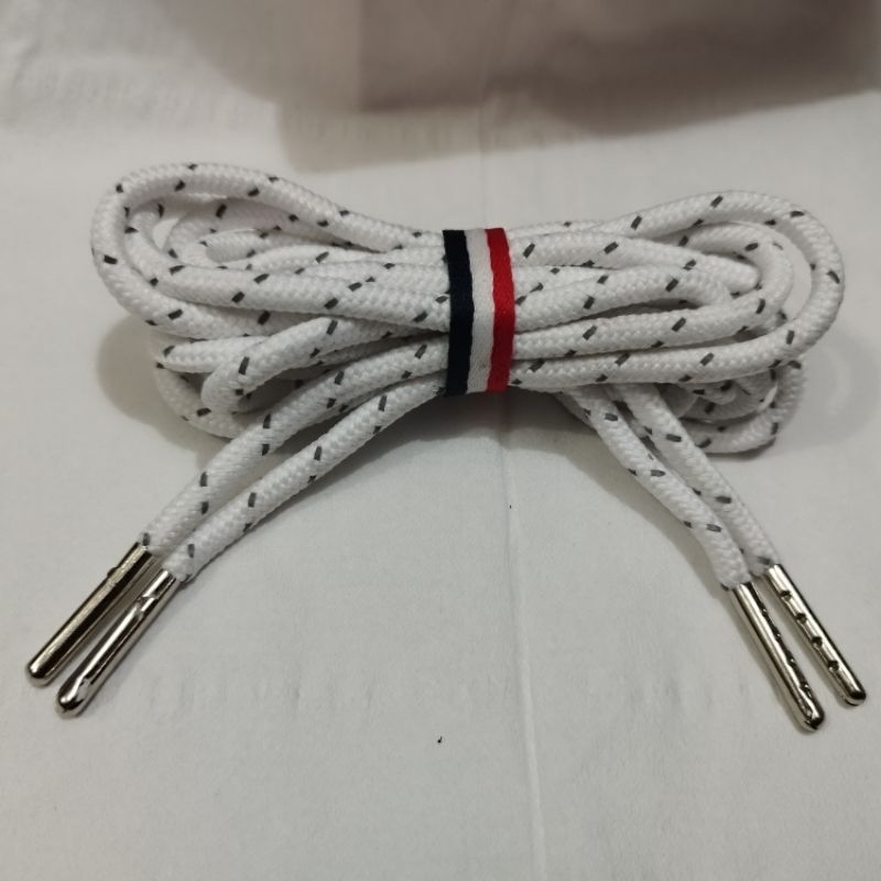 tali sepatu reflektive bulat / tali sepatu bulat reflektif / tali sepatu reflektif ujung aglet