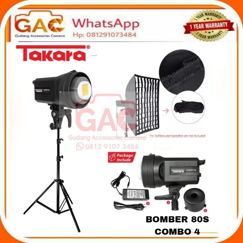 PAKET GAC TAKARA BOMBER 80S lighting combo 4