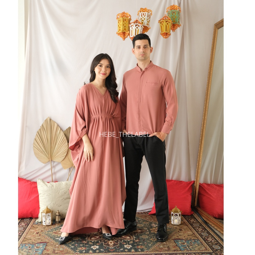 Rania Kaftan Available Couple &amp; Family Set Lebaran Ramadan Idul Fitri (HANYA DRESS)