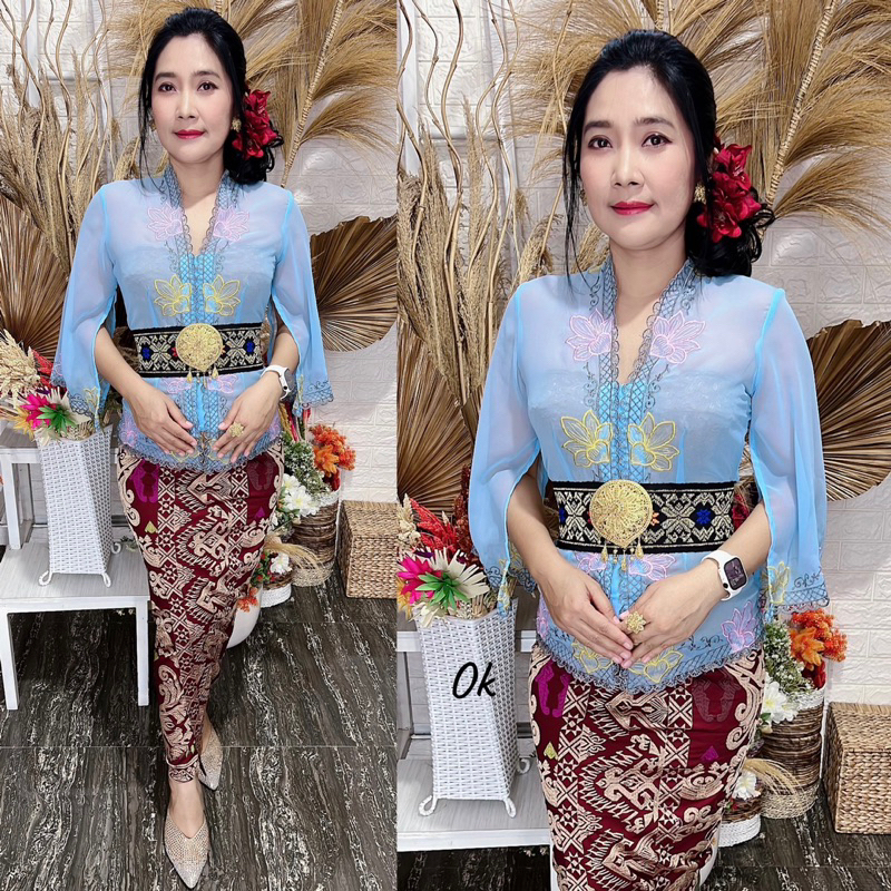 baju kebaya jadi motif tunjung