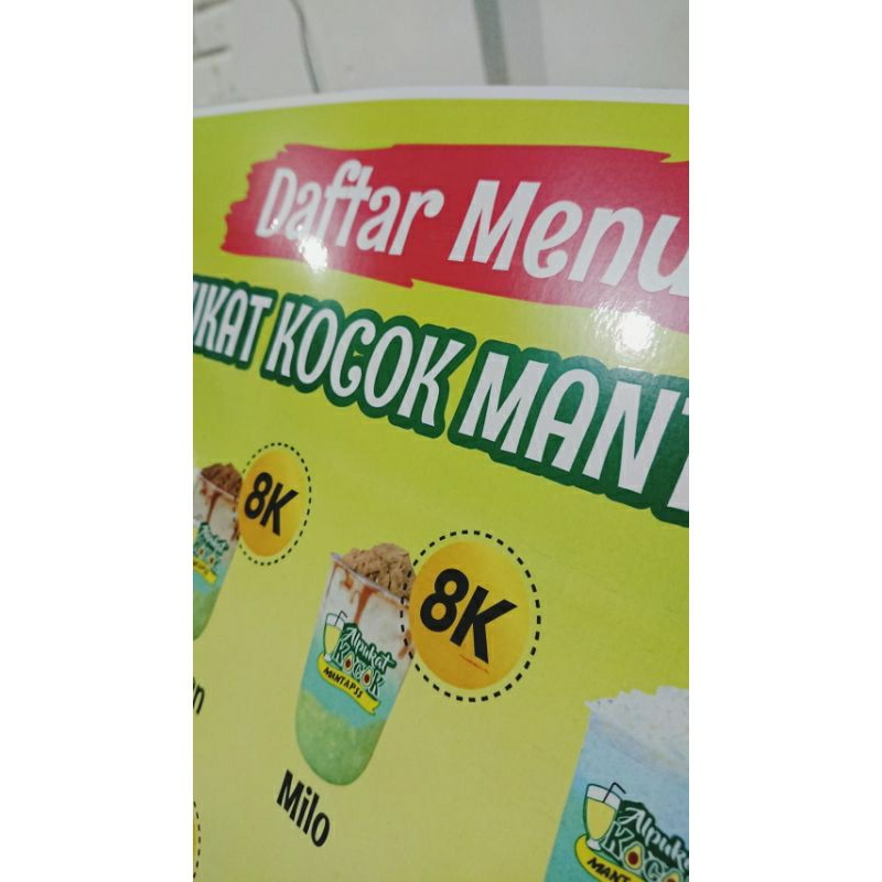 

DAFTAR MENU A3+ AP 230 GR