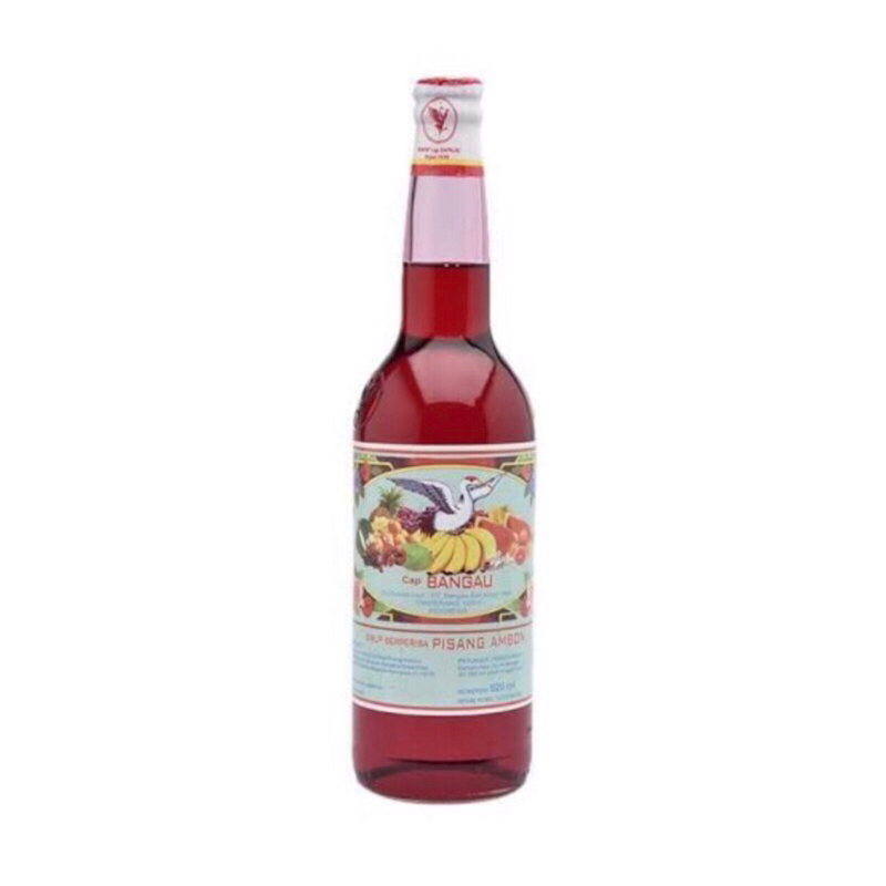 

Sirup Cap Bangau Rasa Pisang Ambon / Syrup Kurnia Raspberry 600 ml